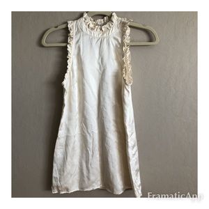 Reiss sleeveless silk shell tank blouse